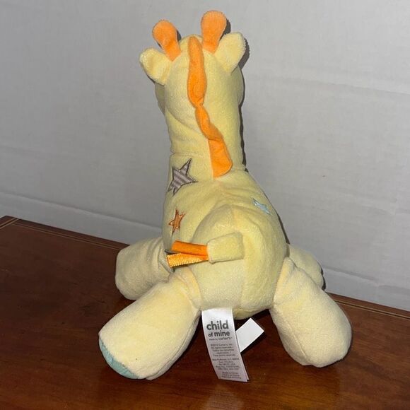 Carters Plush Musical Animated GIRAFFE Yellow wind up Baby Child of Mine - Picture 4 of 8